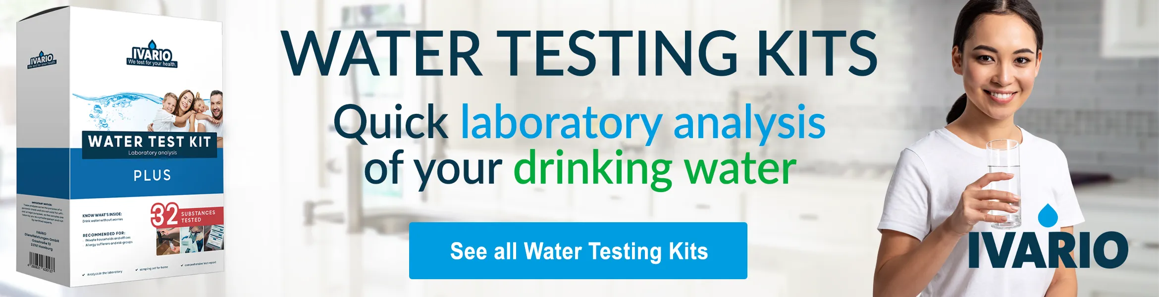 IVARIO Water Test Kit Promotion