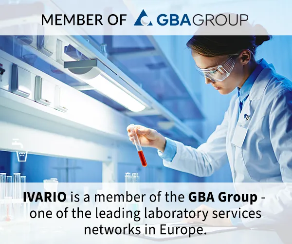IVARIO is member of the GBA Group - one of the leading laboratory services
networks in Europe.